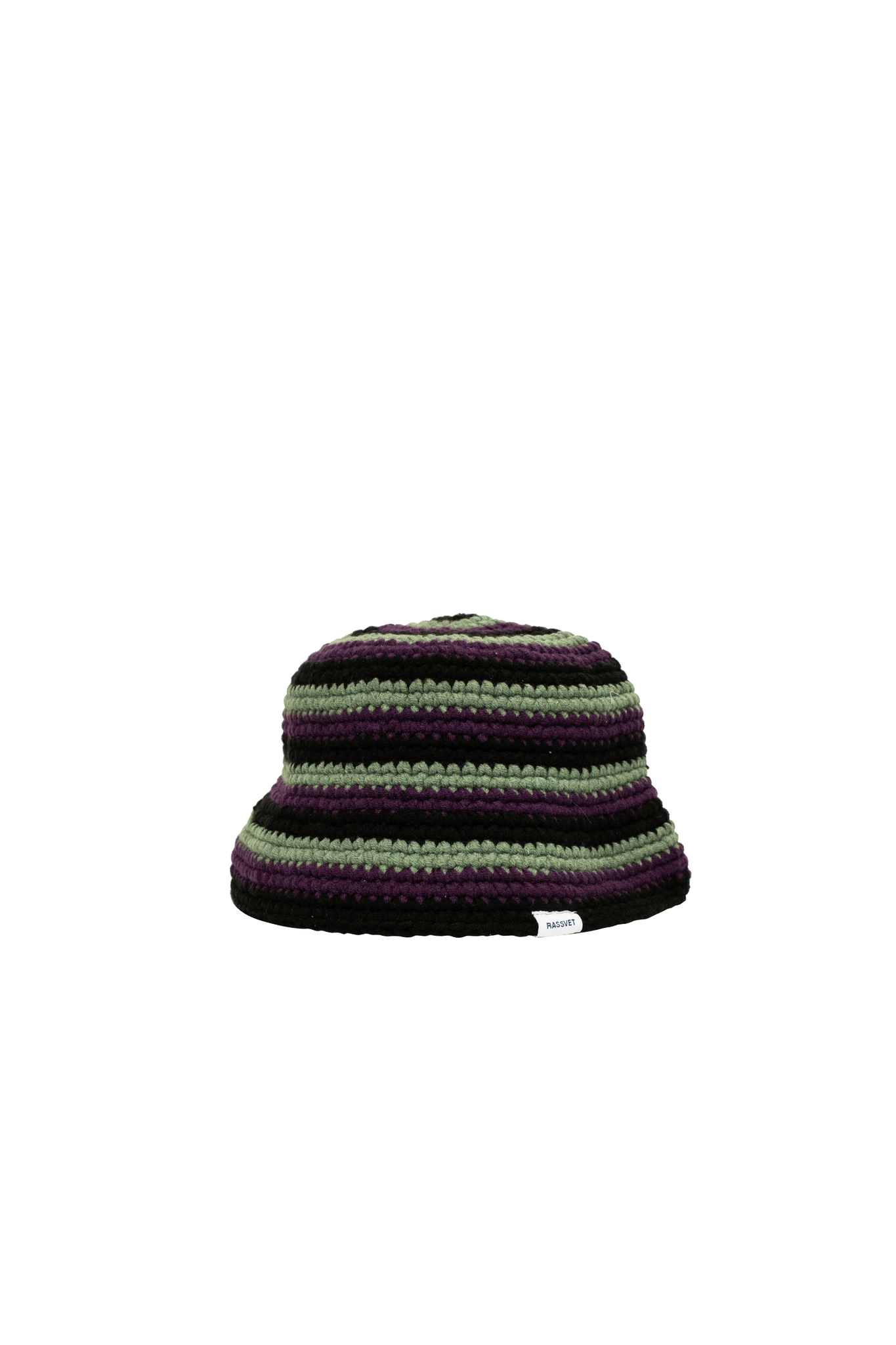 Striped Knitted Bucket Hat